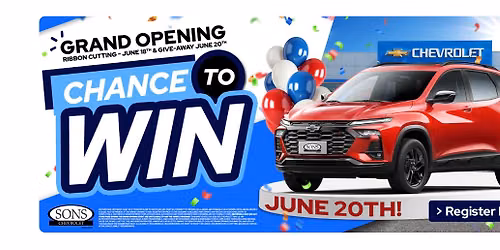 SONS\ud83d\ude98CHEVROLET \u2728GRAND OPENING\u2728