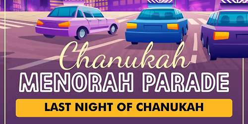 Car Menorah Parade! - Last Chanukah Night