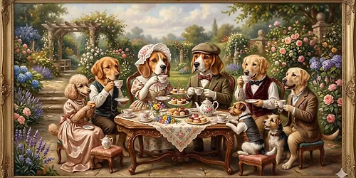 Beagle Paws Tea Party