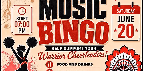 Wayne Cheer Music Bingo 