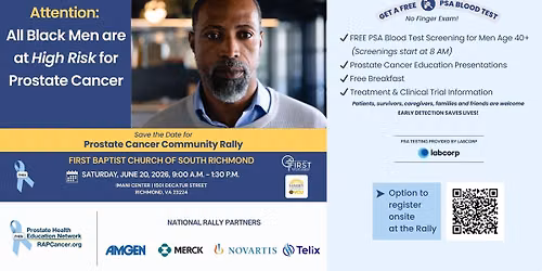 Richmond VA Prostate Cancer Community Rally