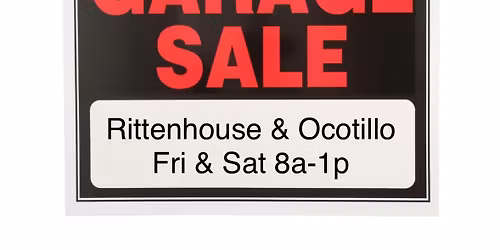 Queen Creek Garage Sale