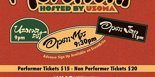 Open Mic - Hosted By UZOMA