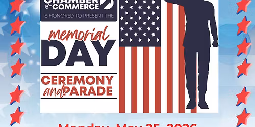 Chamber Memorial Day Ceremony & Parade presented by Citizens State Bank