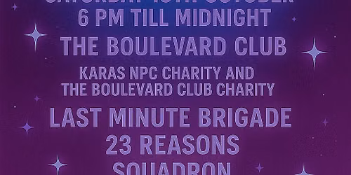 Alishas All-stars Charity gig 2026