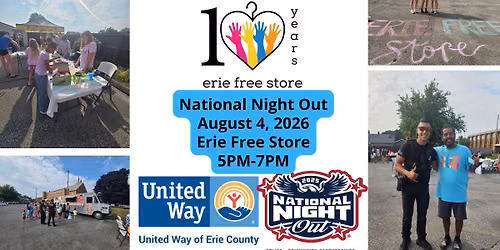 National Night Out 2026 at Erie Free Store
