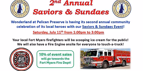 Wonderland at Pelican's 2nd Annual Saviors & Sundaes Event!