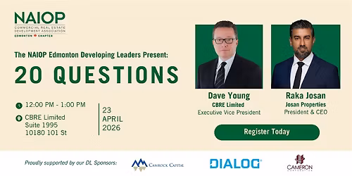 Developing Leaders Present: 20 Questions with Raka Josan and Dave Young