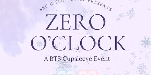 Zero O'Clock: A BTS Cupsleeve Event