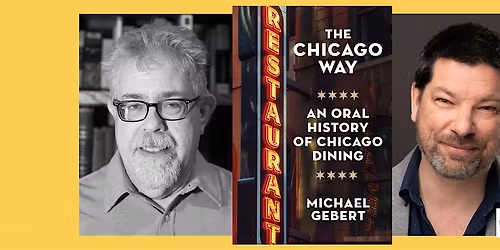 Michael Gebert, author of THE CHICAGO WAY - a Boswell Event
