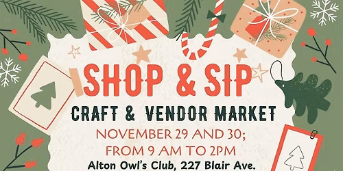 Shop & Sip Craft and Vendor Market