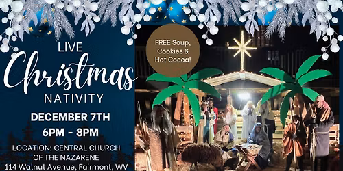 Free LIVE NATIVITY - Fairmont WV