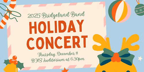 2025 Bridgeland Band Holiday Concert