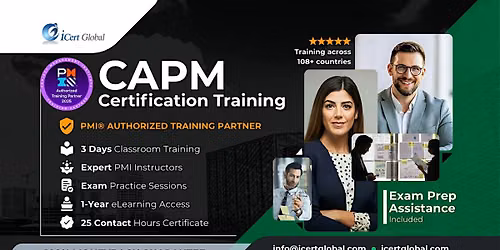 CAPM Certification In-Person Training in  Humboldt, CA