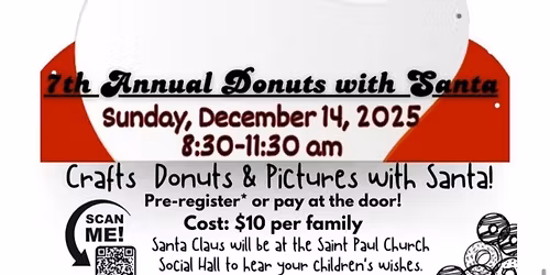 Donuts with Santa \ud83c\udf85\ud83c\udffb