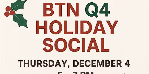 Building Trades Network Holiday Social Event