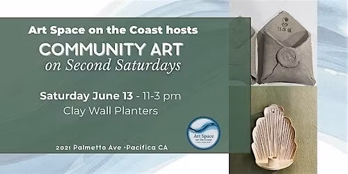 Community ART - Ceramic Wall Planters (aka Pockets