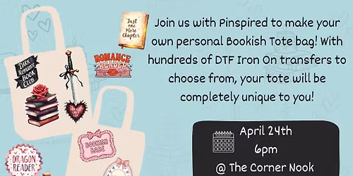 Custom Book Tote Making