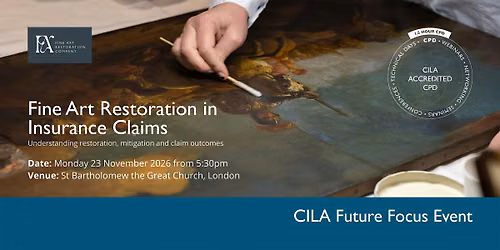 Fine Art Restoration in Insurance Claims