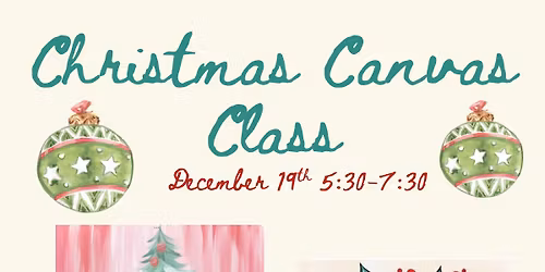 Christmas Canvas Class