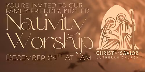Christmas Eve Nativity Worship (Kid-Led, Family Friendly)