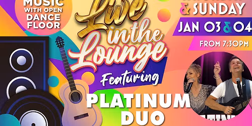 PLATINUM DUO live at Bay Soldiers January 3 & 4 
