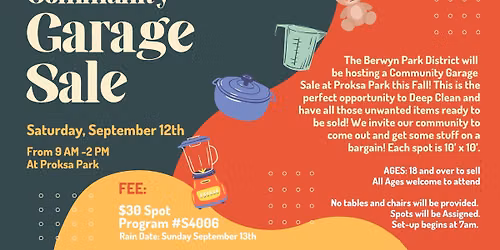 Community Garage Sale