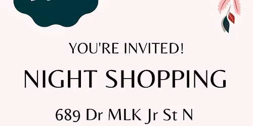 Night Shopping with Custom Engraving