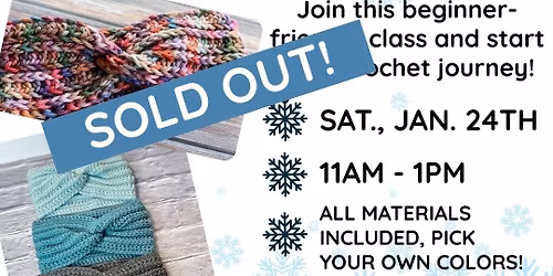 Crochet Twisted Ear Warmer Class