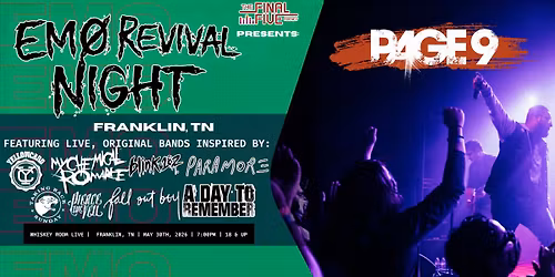 EMO REVIVAL NIGHT: FRANKLIN, TN w\/ Page 9