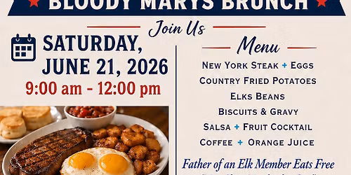 Father\u2019s Day Brunch at the Elks 