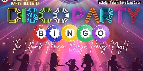 Disco Party Bingo