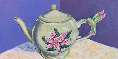 Tea and Canvas Pop-Up Art Event