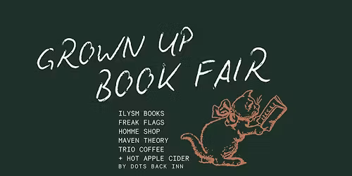Grown Up Book Fair x ILYSM Books