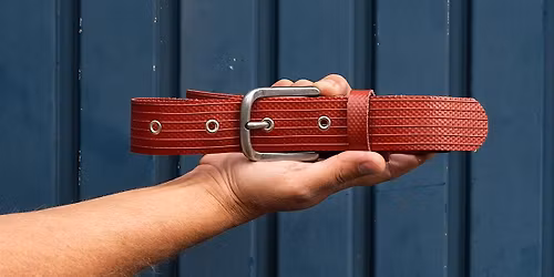 Circular Design - maak een riem van afgekeurde brandslang