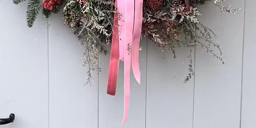 Christmas wreath workshop