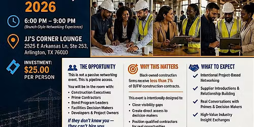 DFW CONSTRUCTION NETWORK EXCHANGE: PRIMES, SUBS, & TRADES