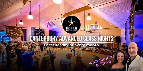 Advanced Class Night with Simona & Steve - Tuesday 25th August 2026