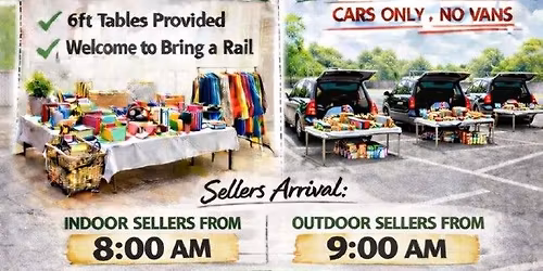 Indoor Table Top sale & Car Boot