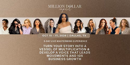 Million Dollar Impact: LIVE Mastermind