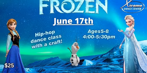 Frozen Pop-up Dance Class Ages 5-8