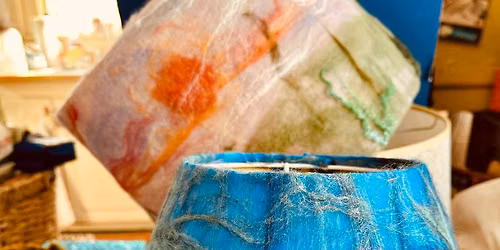Nuno Felted Lampshades 