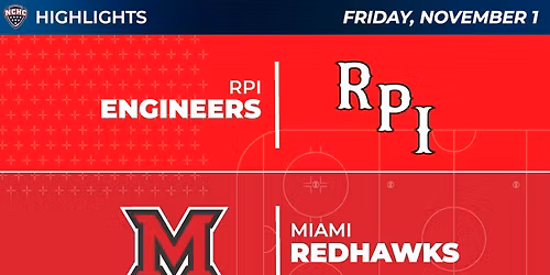 RPI Engineers vs. Miami (OH) RedHawks