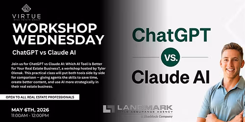 WORKSHOP WEDNESDAY - ChatGPT - vs - Claude AI