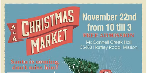 Christmas Market McConnell Creek Hall 
