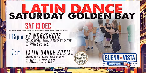 Latin Dance Saturday @Golden Bay (Workshops & fiesta)