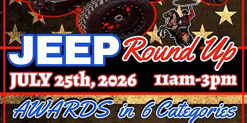 2nd Annual Jeep Round Up Fundraiser for TCAA at Stockyard