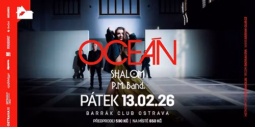 OCE\u00c1N, SHALOM, P.M. BAND - Ostrava\/Barr\u00e1k