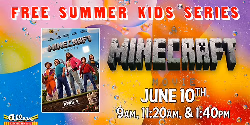 A Minecraft Movie - FREE Summer Kids Series