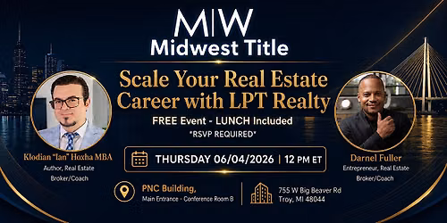 Scale Your Real Estate Career with LPT Realty